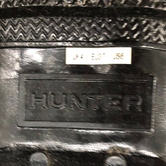 Hunter Glossy Black Women's Rain Boots - Picture 14 of 15